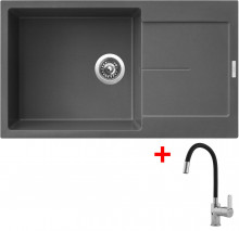 Sinks ULTIMA 860 XXL Titanium + Fle...